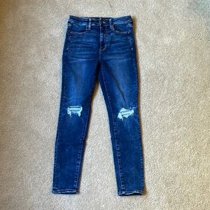 American Eagle super hi-rise skinny jeggings size 6 short